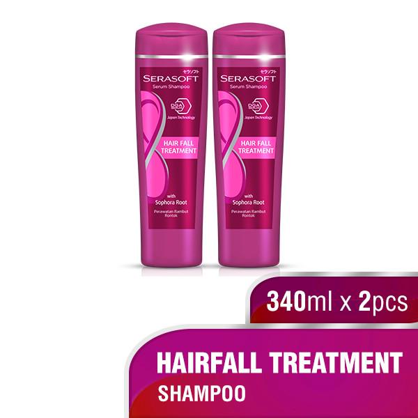 Jual Serasoft Shampoo Hairfall Treatment X Ml Shopee Indonesia