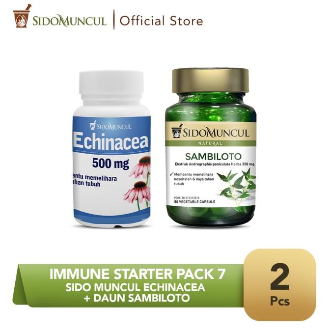 Jual Immune Starter Pack Sido Muncul Echinacea Daun Sambiloto Lc