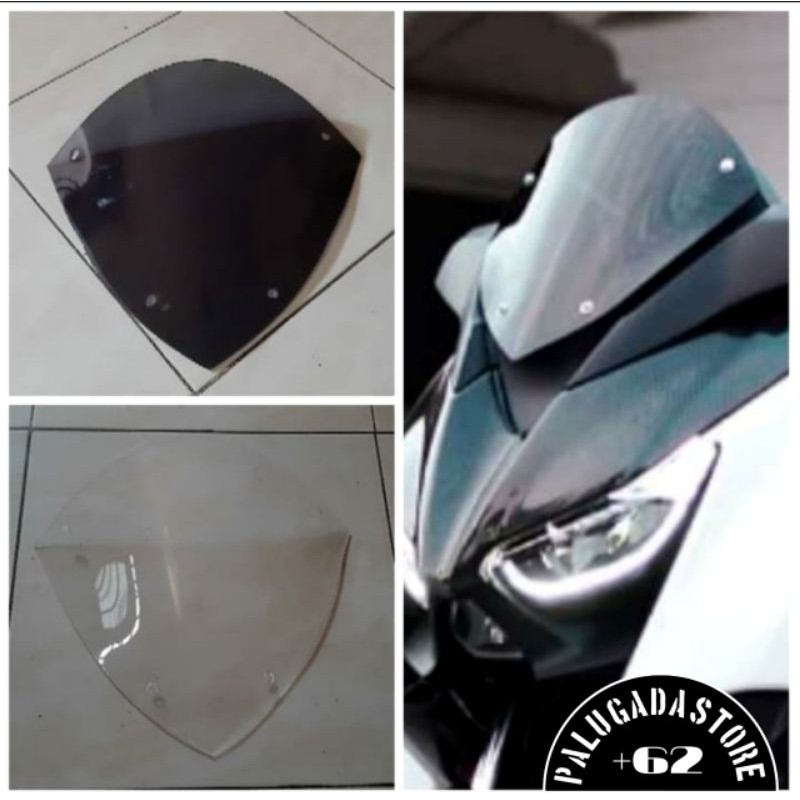 Jual Windshield Xmax Visor X Max Yamaha Xmax Type Malossi Eropa Tebal 4