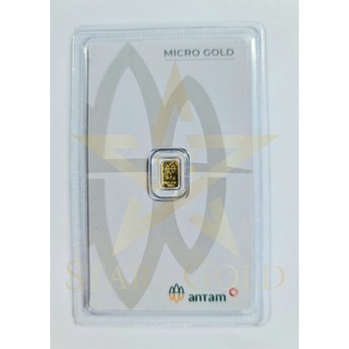 Jual Star Gold Logam Mulia Micro Gold Antam Hartadinata 0 1Gram Premium