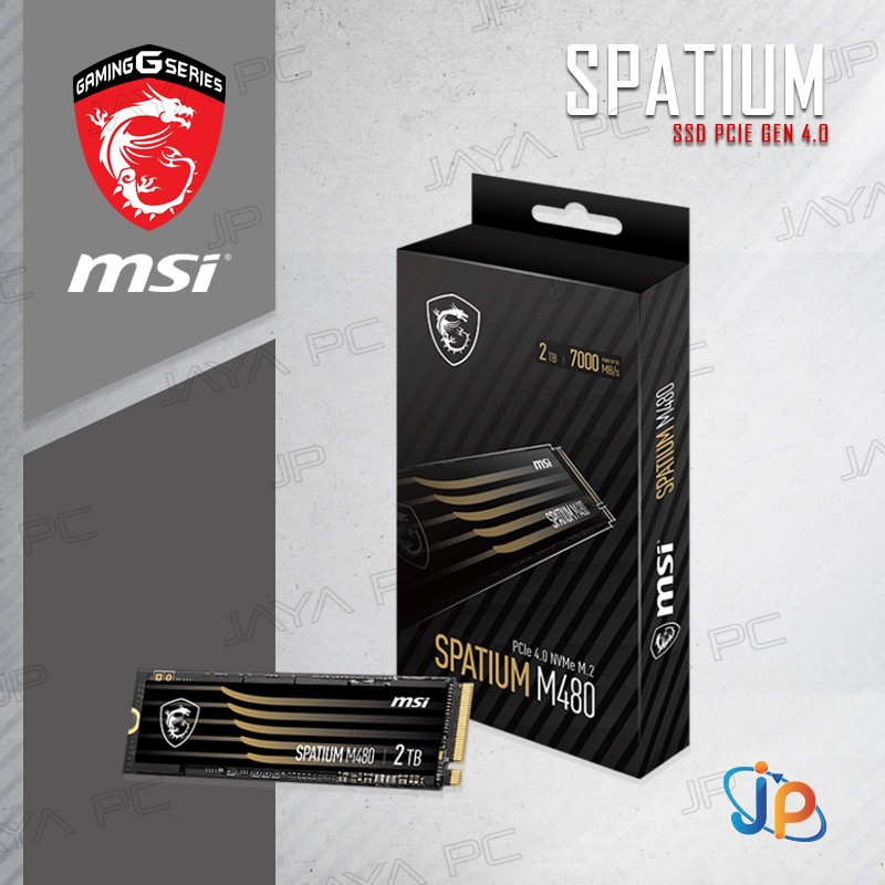 Jual Msi Ssd Spatium M M Pcie Gen Nvme Tb M Tb