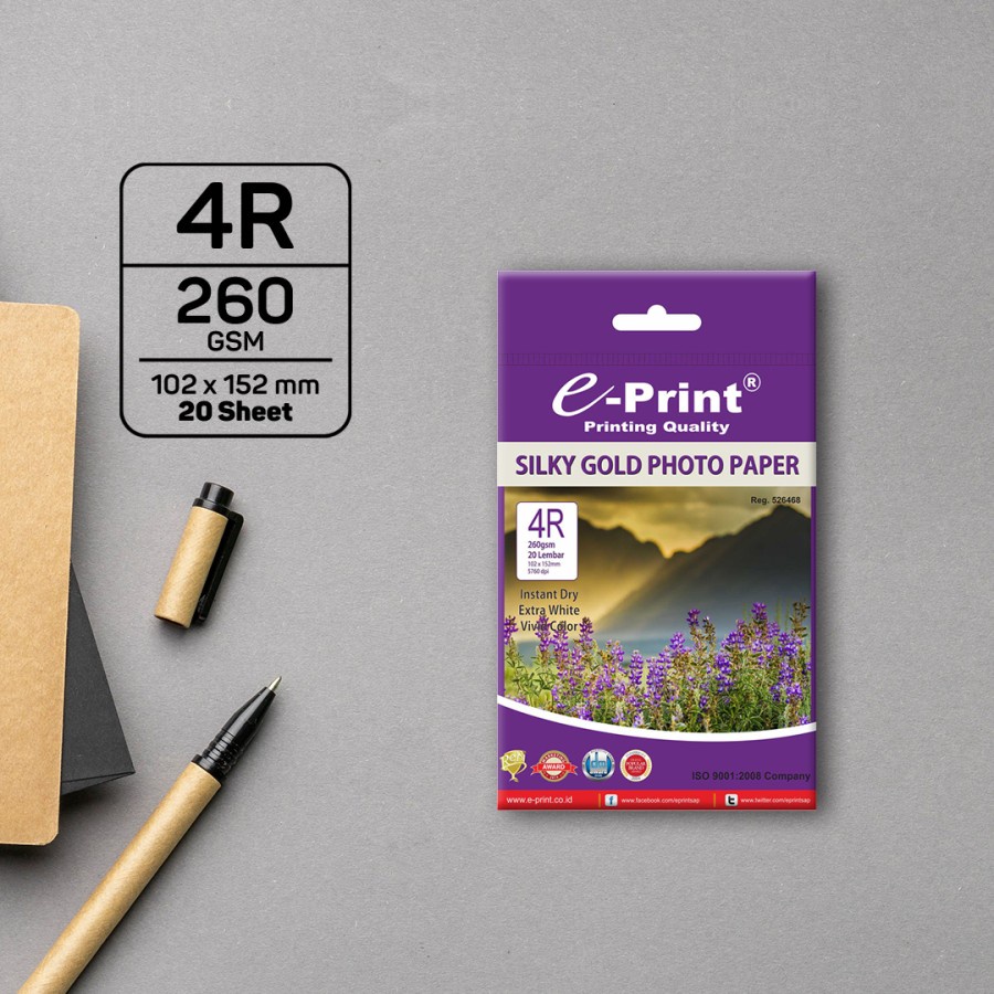 Jual Kertas Foto R Silky E Print Photo Paper Gsm Lembar Shopee