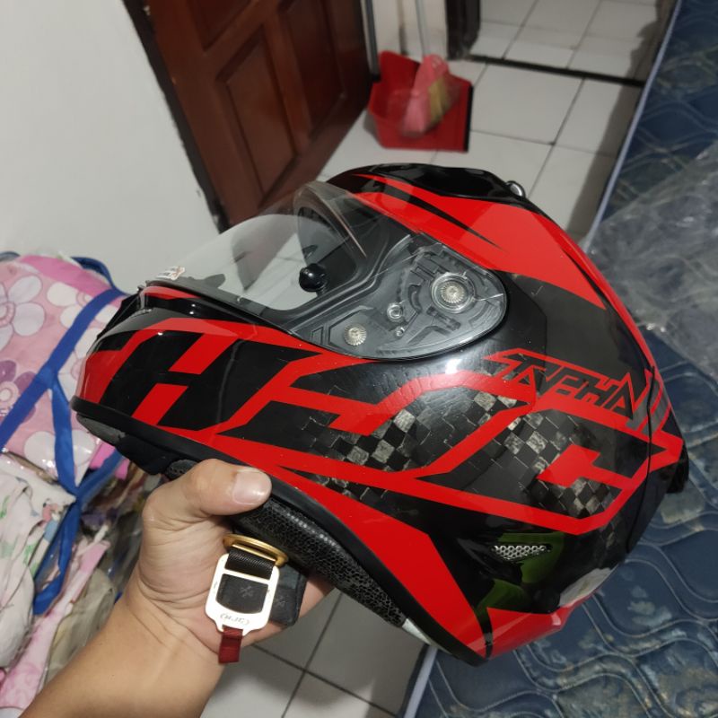 Jual Hjc Rpha Carbon Lowin Mc Red Merah Pro Shopee Indonesia