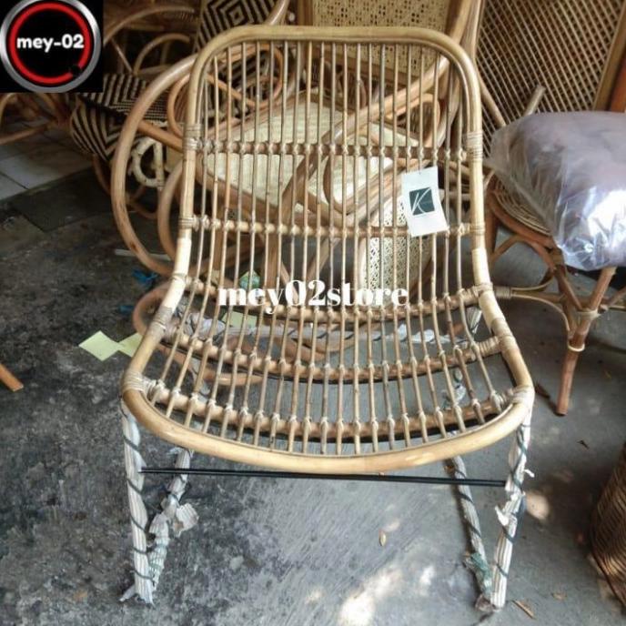 Jual Kursi Cafe Rotan Kaki Besi Kursi Kekinian Dg Df Shopee