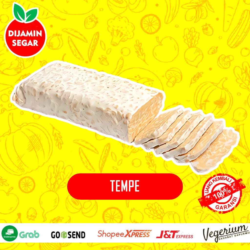 Jual Tempe Kedelai Sayur Sayuran Segar Fresh Per Papan 1 Pcs Shopee