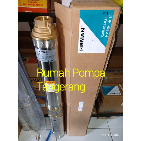 Jual Pompa Satelit Submersible Firman 0 75hp Pipa Sumur 4 Inch Kabel 50