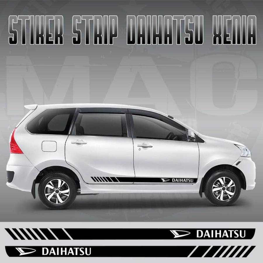 Jual Stiker Striping List Daihatsu Stiker Mobil Daihatsu Xenia Sigra