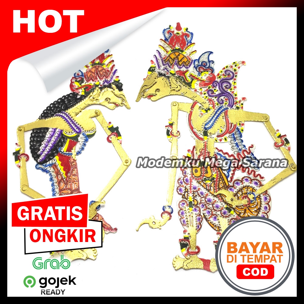 Jual Wayang Kulit Mini Super Halus Cm Tanpa Gagang Rama Shinta