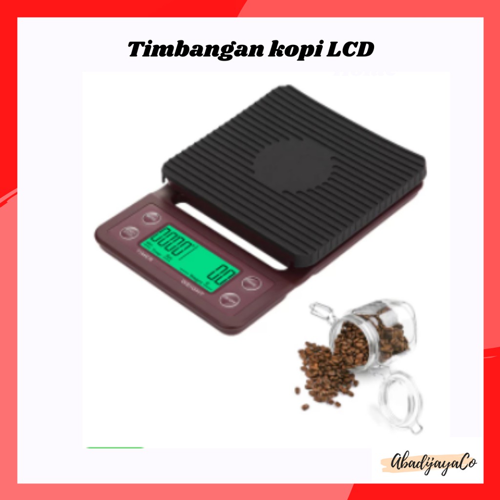 Jual Timer Scale Coffee Timbangan Kopi Lcd Timbangan Kopi Digital