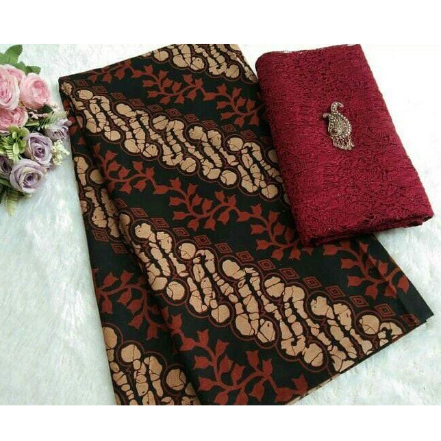 Jual Kain Batik Murah Sogan Primis Embos Brokat Tule Tille Songket