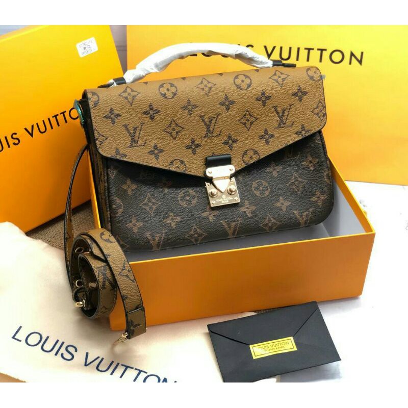 Jual TAS LV POCHETE METIS PREMIUM SLINGBAG SUPER FULLSET Shopee Indonesia