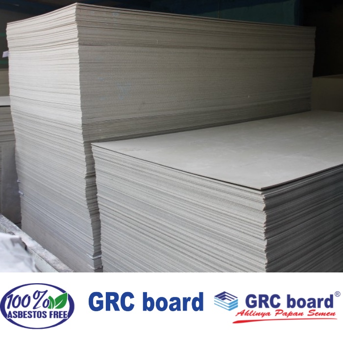 Jual GRC Board Aplikasi Partisi Papan Semen GRC Variasi Ukuran