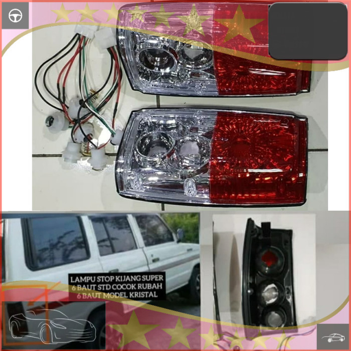 Jual Lampu Stop Kristal Toyota Kijang Super Tahun Shopee