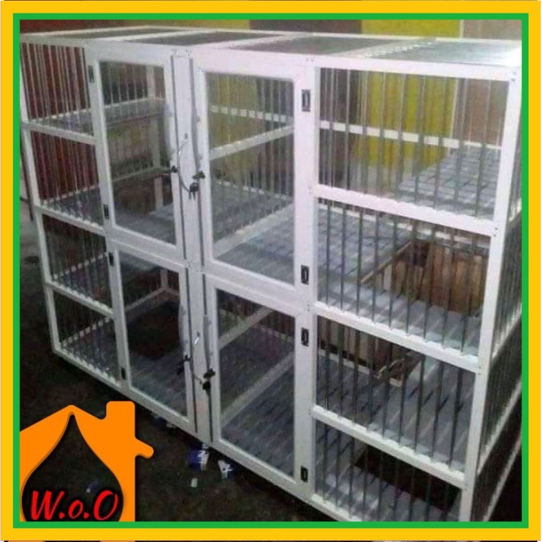 Jual Kandang Hewan Rumah Sangkar Kucing Alumunium Pintu Minimalis