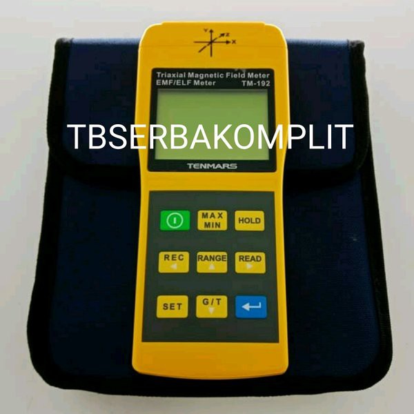 Jual EMF ELF RF Three Axis Gauss Meter Tenmars TM 192 Triaxial Magnetic