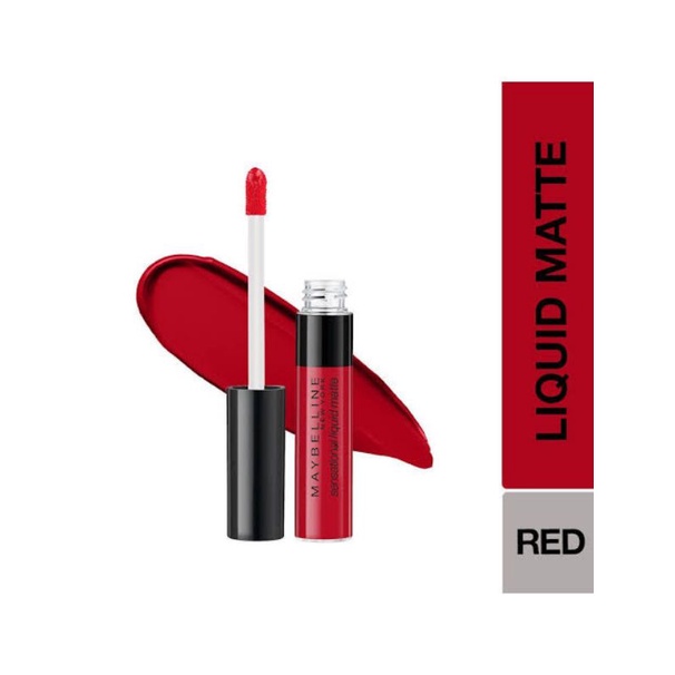 Jual Maybelline Sensational Liquid Matte Flush It Red Shopee Indonesia