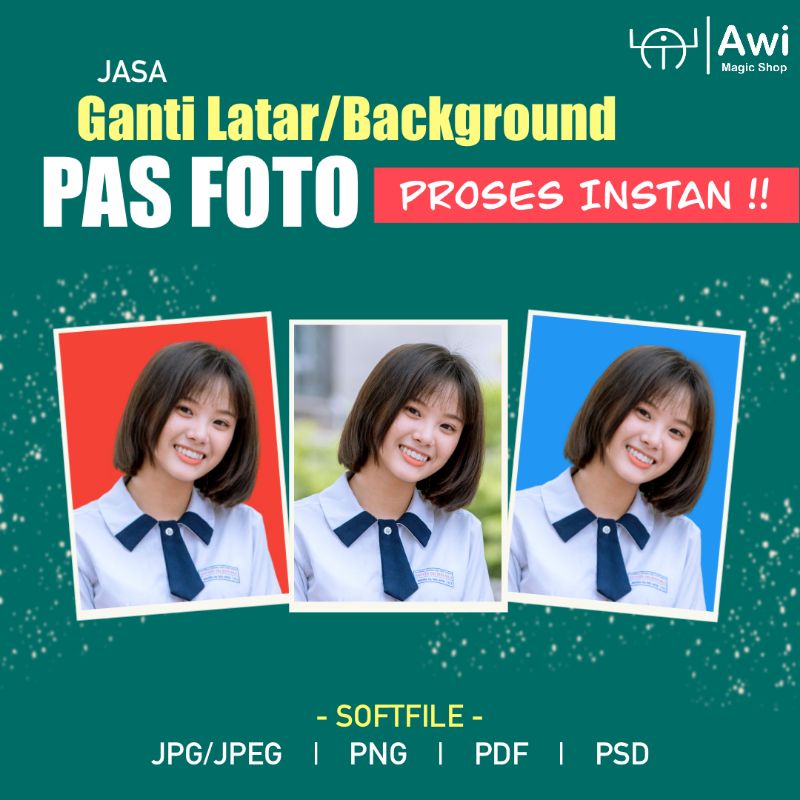 Jual Jasa Edit Ganti Latar Background Pas Foto Shopee Indonesia