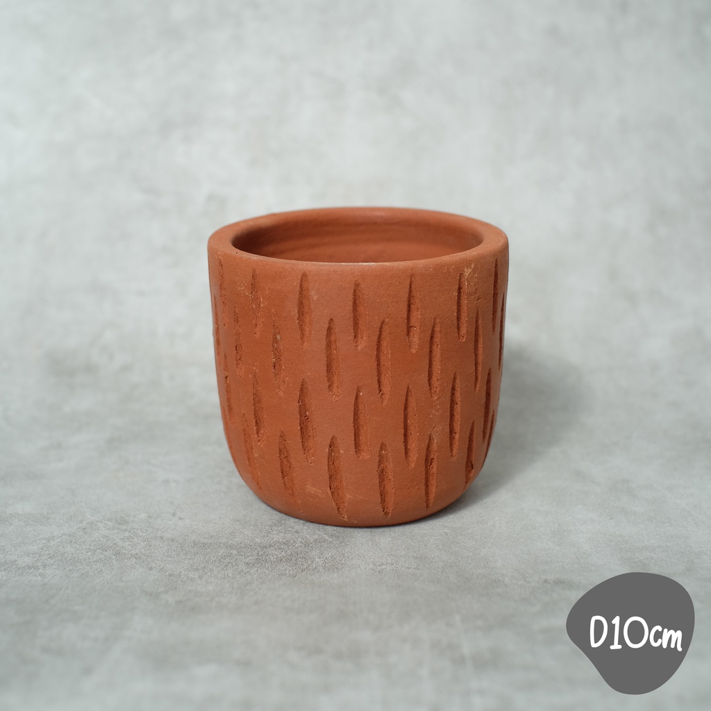 Jual Pot Tanah Liat Gerabah Terracotta Tanaman Kaktus Sukulen Kode