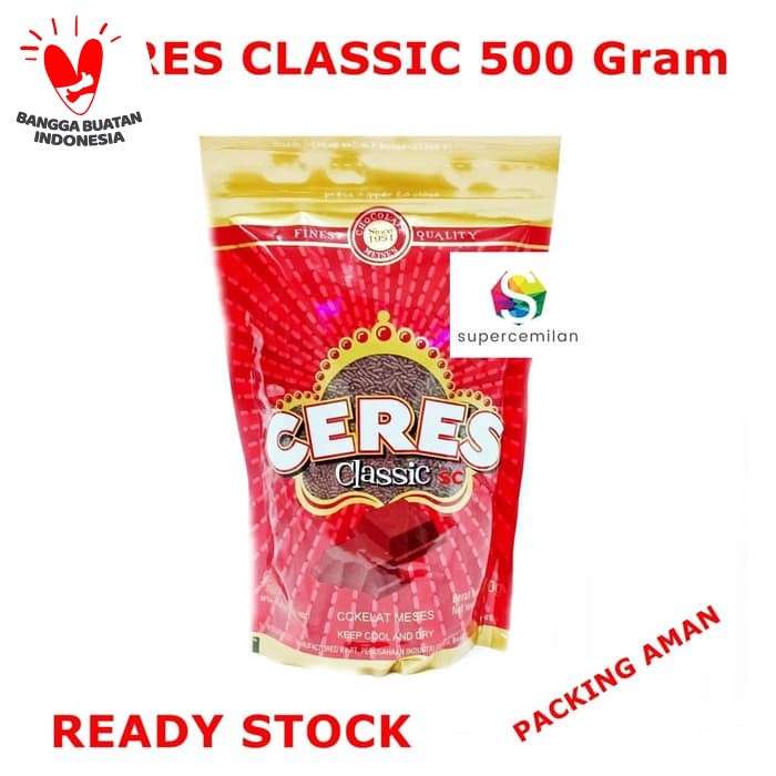 Jual Termurah Ceres Meises Meses Classic Cokelat 500 Gram Zip Lock