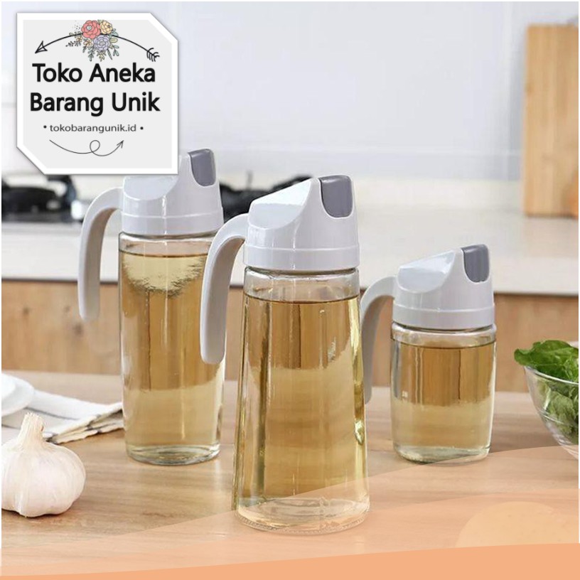 Jual Botol Kaca Tebal Tutup Otomatis Tempat Minyak Goreng Kecap Saos