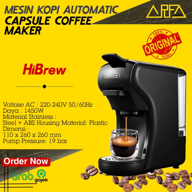 Jual Mesin Kopi 19Bar 3in1 Capsule Espresso For Nespresso Dolce HiBREW