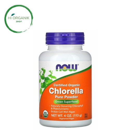 Jual Now Foods Foods Certified Organic Chlorella Mg Tablets