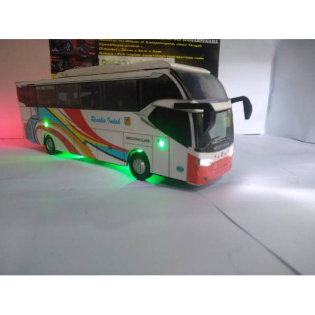 Jual Miniatur Bis Banjarnegara Non Interior Po Rosalia Indah HD Prime