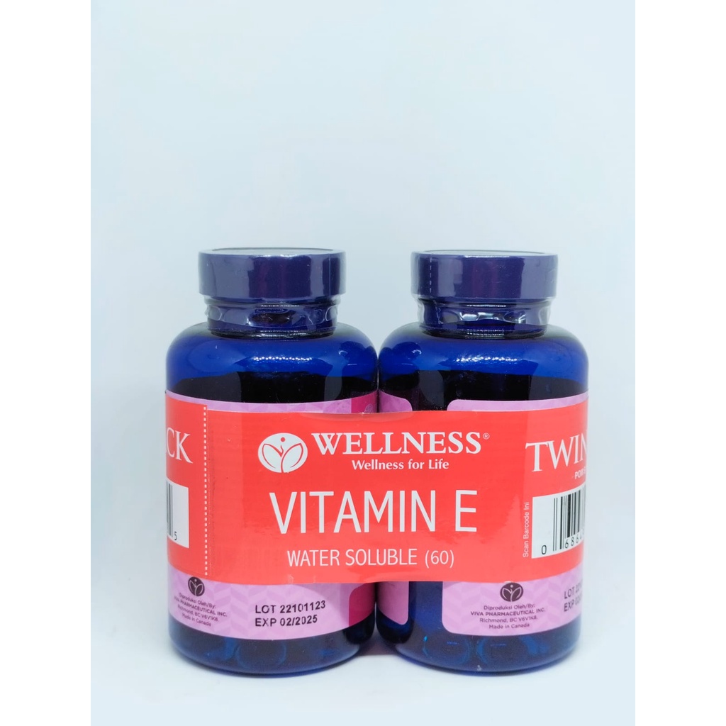 Jual WELLNESS VITAMIN E 400 IU ISI 60 TWIN PACK Shopee Indonesia