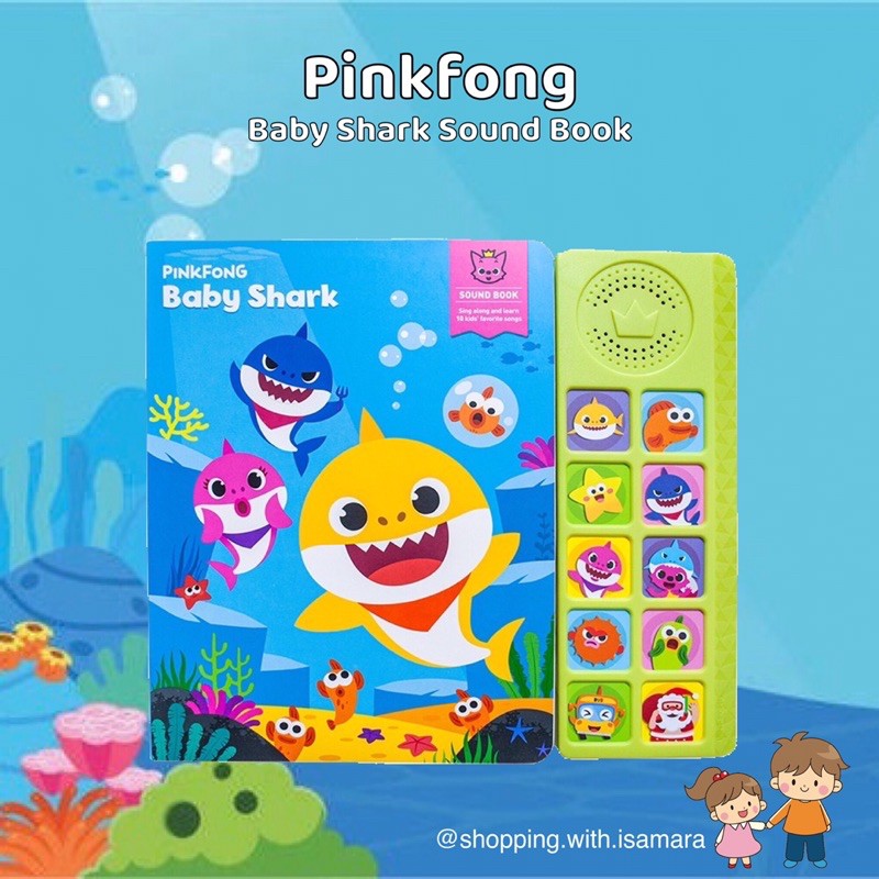 Jual Pinkfong Baby Shark Sound Book English Buku Soundbook Dalam