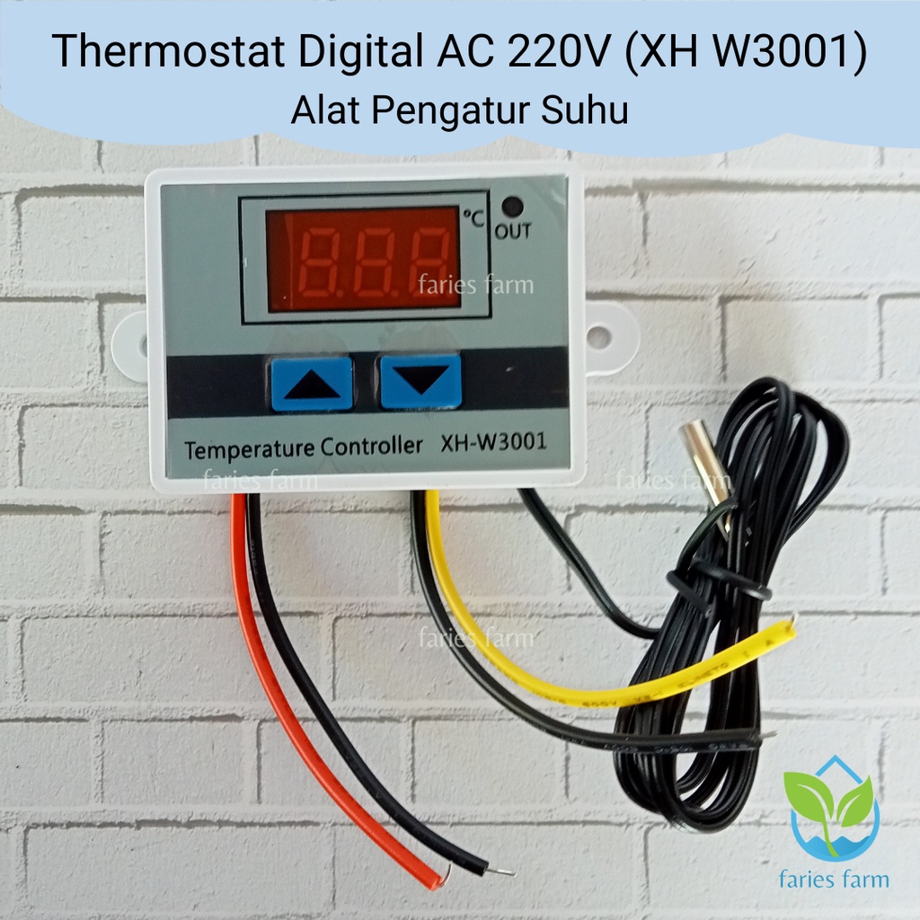 Jual Thermostat Digital XH W3001 AC 220V Termostat Alat Pengatur Suhu