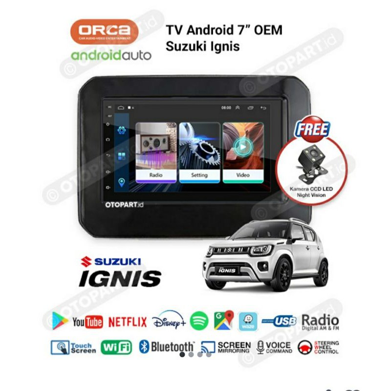 Jual Head Unit Oem Ignis Tv Android Suzuki Ignis Tv Android Orca