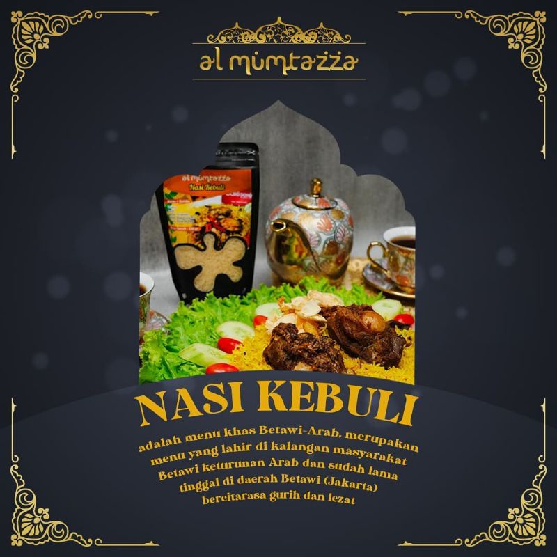 Jual Nasi Kebuli Al Mumtazza Kemasan 350gr 4 5orang Shopee Indonesia