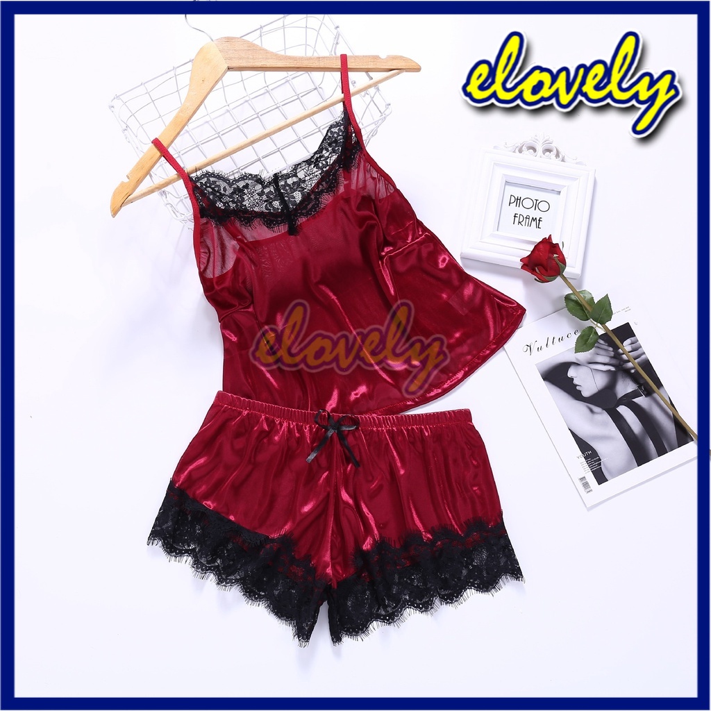 Jual Elovely Lingerie Sexy Hot Pakaian Dalam Wanita Set Lingerie Celana