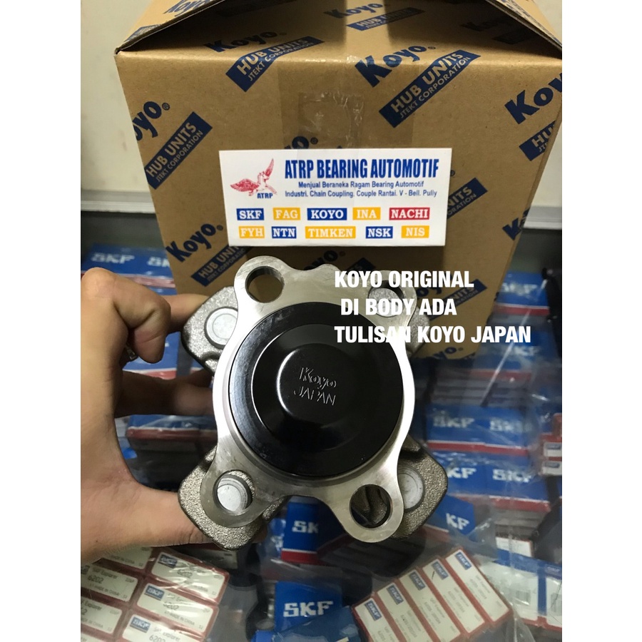 Jual Bearing Roda Belakang Toyota Agya Dan Ayla Non Abs Koyo Original