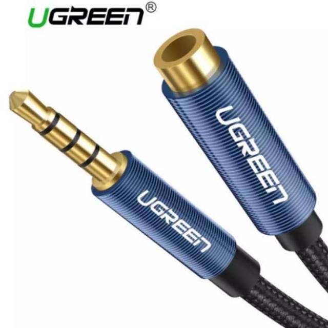 Jual Ugreen Kabel Aux Nylon Extention Mm Female To Mm Male Trrs