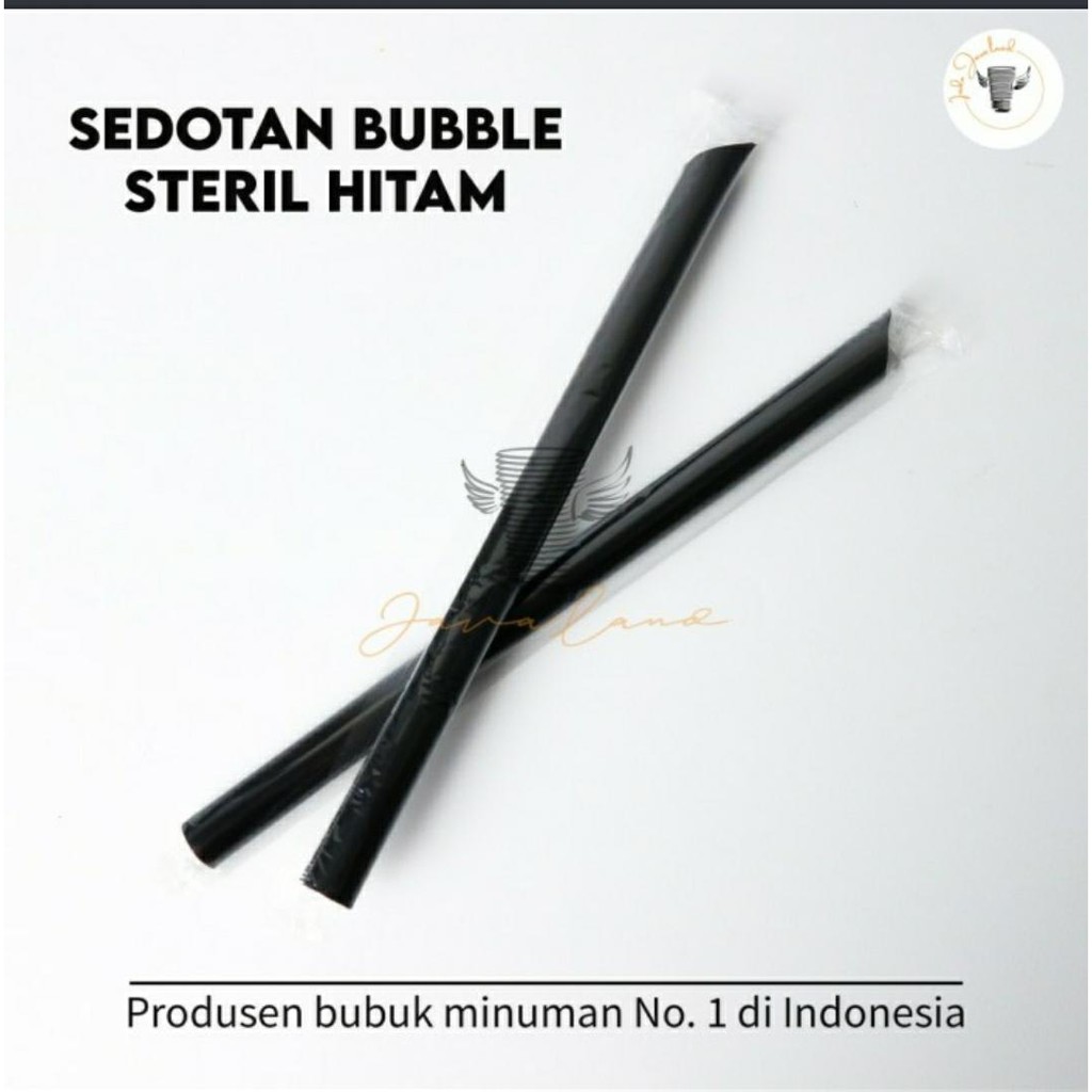 Jual Sedotan Bubble Steril Hitam Cm Shopee Indonesia