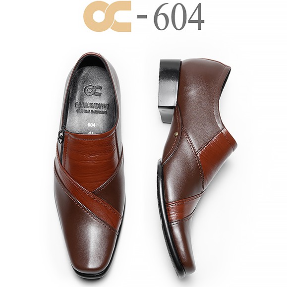 Jual Sepatu Pantofel Pria Kulit Asli OC 604 Odon Cibaduyut Kantor