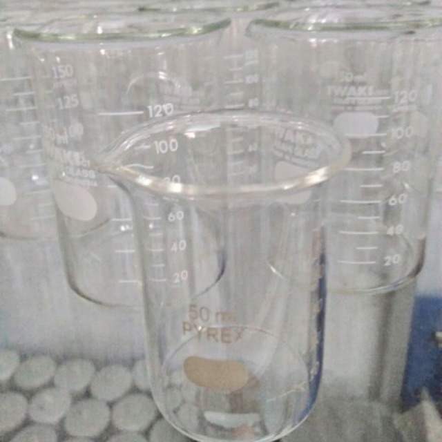 Jual Beaker Glass Ml Rrc Beaker Gelas Kimia Ukur Kaca Ml Pyrex