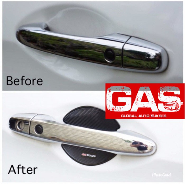 Jual Pelindung Gagang Pintu Mobil Door Handle Protect Carbon Honda