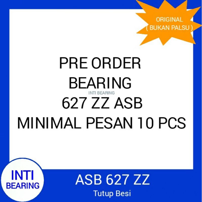 Jual Ball Bearing Zz Asb Rs Asb Asli Original Laher Bantalan