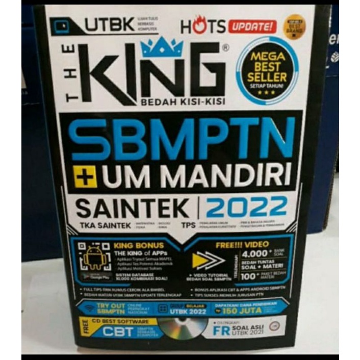 Jual Promo Buku The King Bedah Kisi Kisi Sbmptn Um Mandiri Saintek