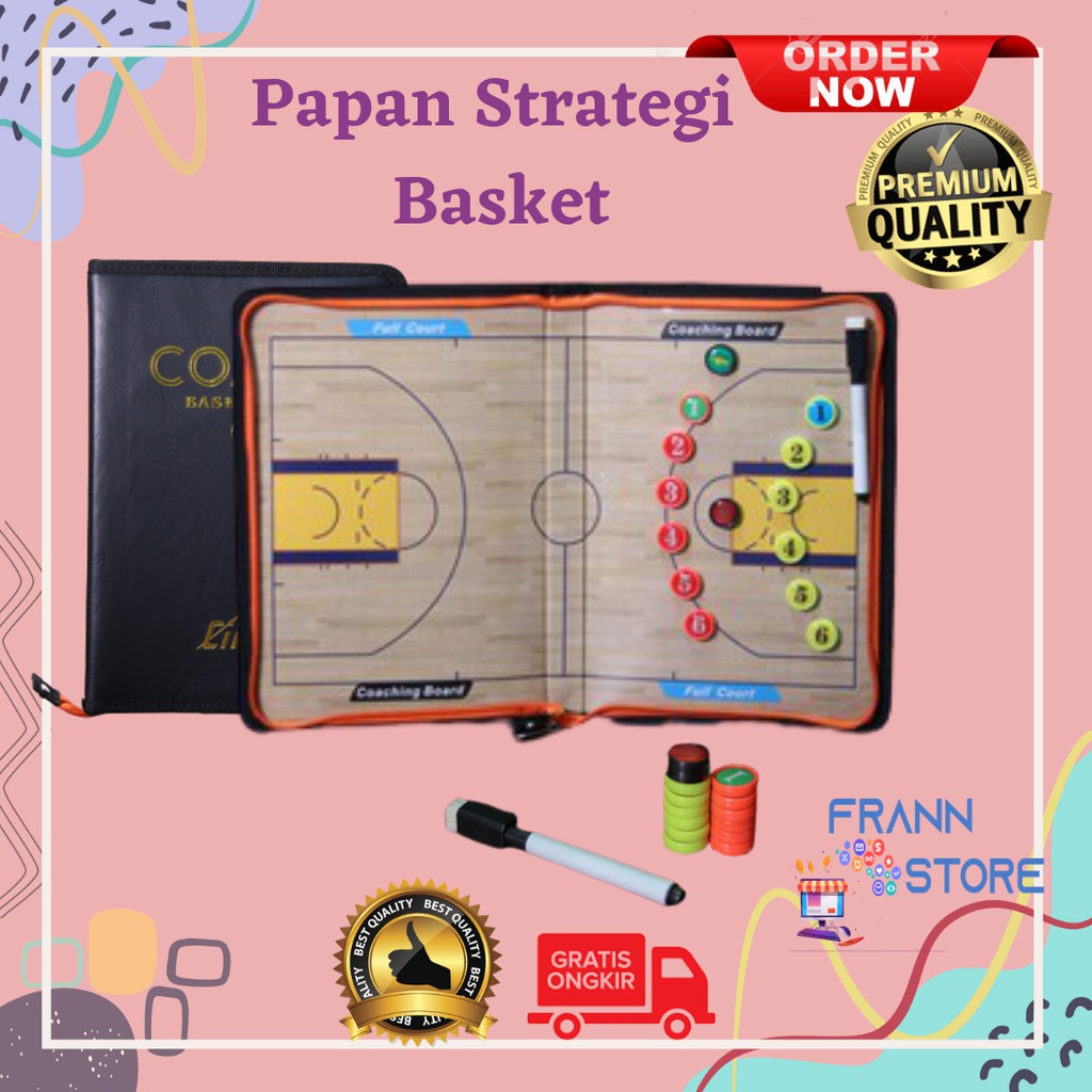 Jual Papan Strategi Basket Papan Coach Lapangan Basket Coach Board