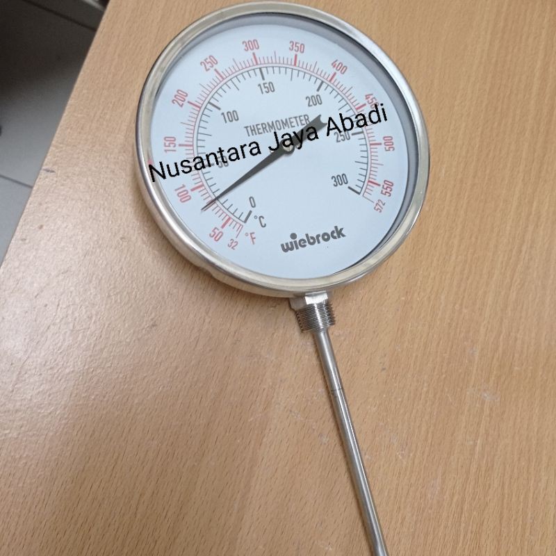 Jual Thermometer Temperature Gauge Raket Stainless Derajat Celcius