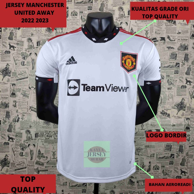 Jual JERSEY BOLA MU AWAY 2022 2023 IMPOR GRADE ORI TOP QUALITY Shopee