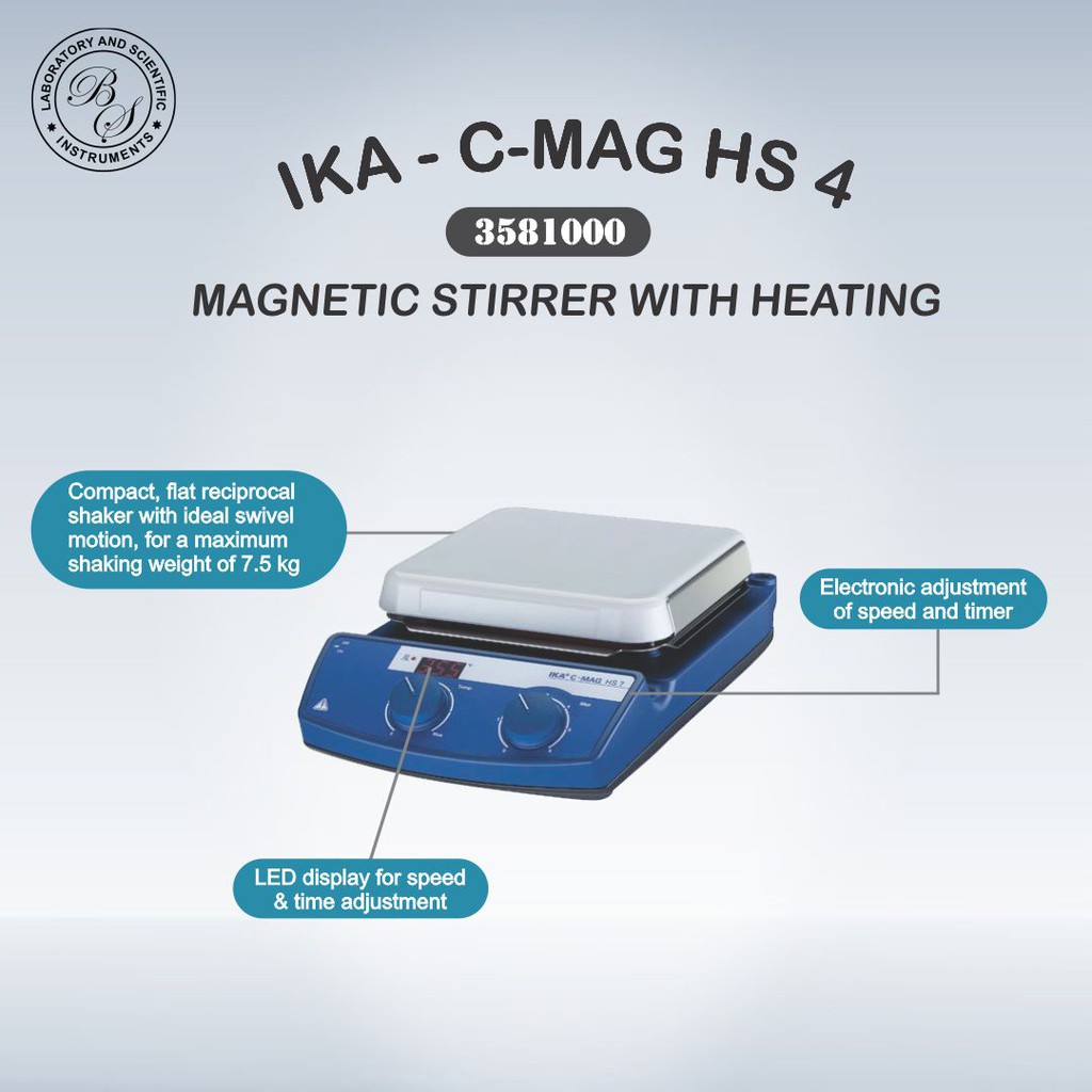 Jual IKA MAGNETIC STIRRER C MAG HS4 HS 4 HS 4 WITH HEATING