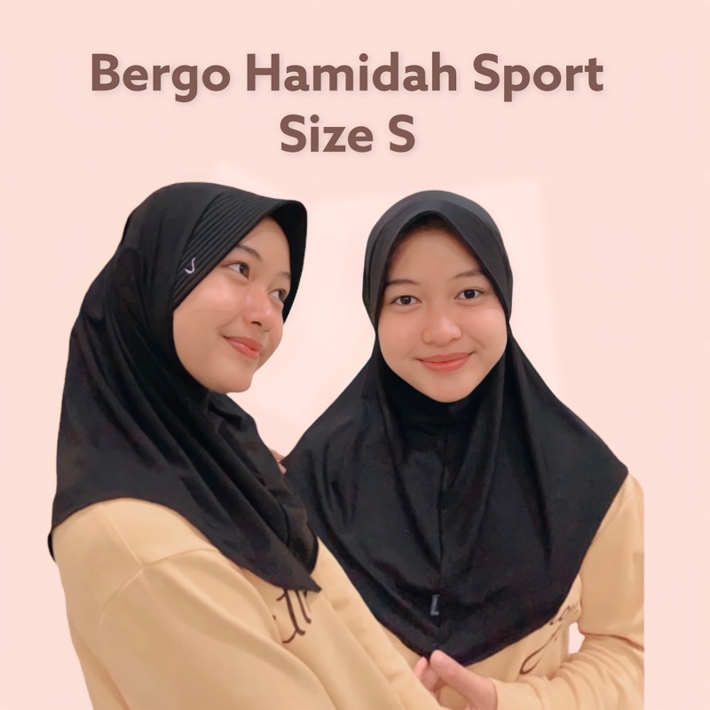 Jual ORI HAMIDAH SIZE S BERGO HAMIDAH S BERGO SPORT HIJAB OLAHRAGA