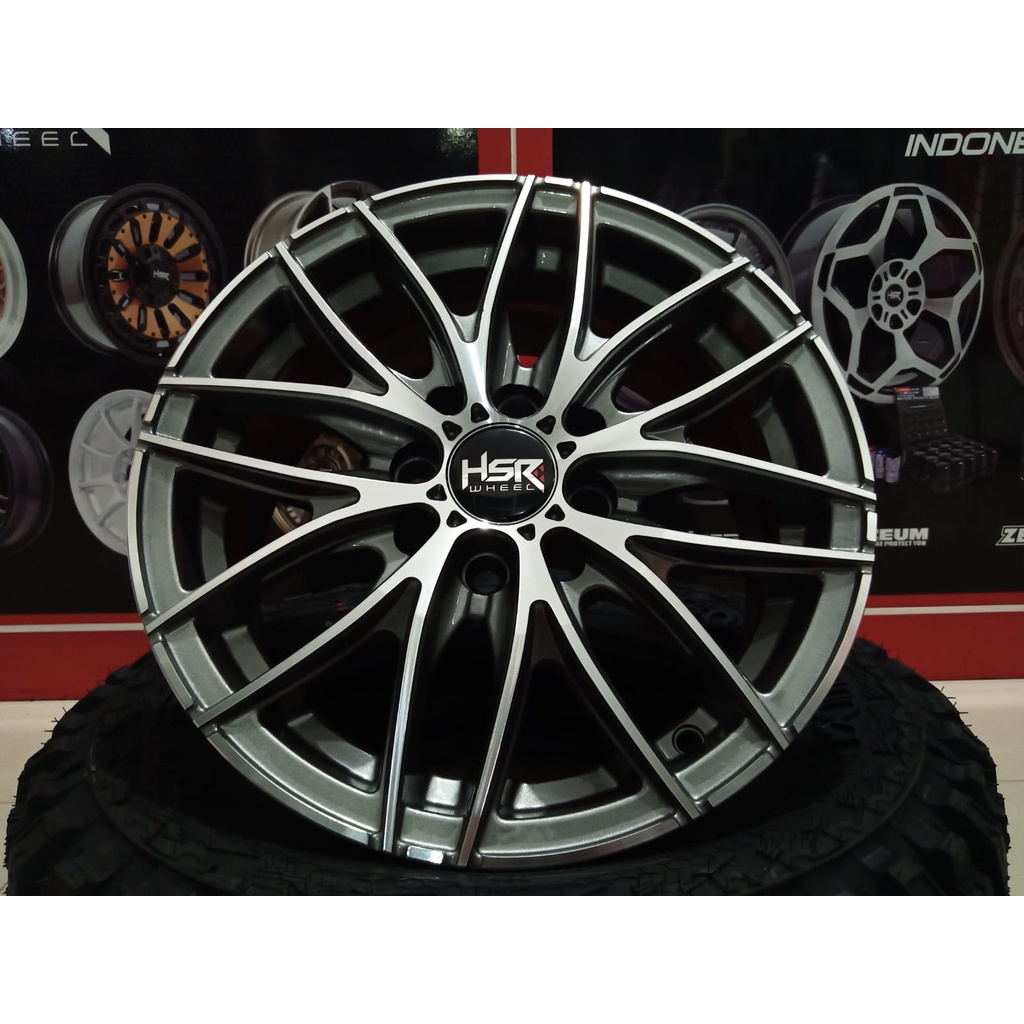 Jual Velg Mobil Racing Murah R Hsr Naples H Warna Gmf Buat Calya