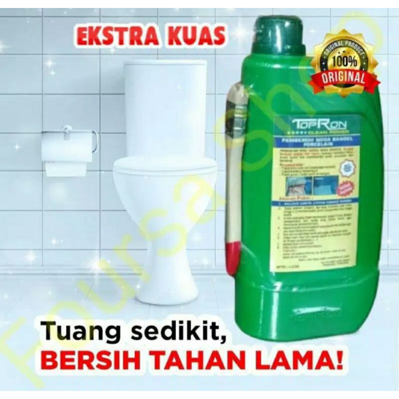 Jual Topron Clean Power Pembersih Kerak Keramik Kamar Mandi Liter