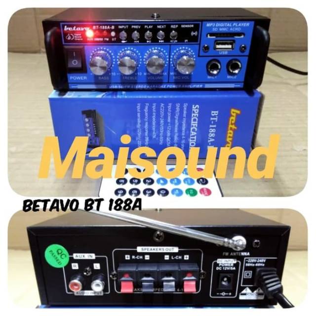 Jual AMPLI MINI BETAVO BT188A AMPLIFIER BETAVO BT 188A BT 188 A