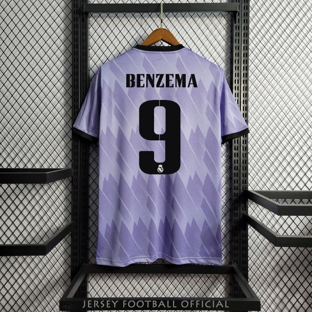 Jual BAJU NAMESET Jersey Madrid Away 2022 2023 Benzema 9 Jersey